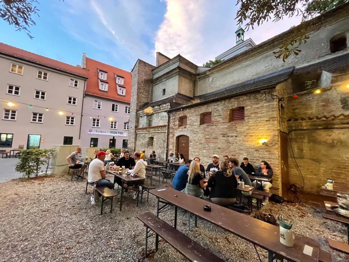 Apartment Am Roten Tor Augsburgo Exterior foto